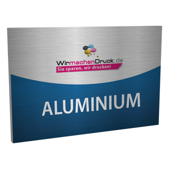 Aluminiumverbundplatte silber gebürstet mit ANTI-GRAFFITI-LACK GLÄNZEND in freier Größe rechteckig