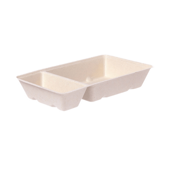 Bagasse-Snackschale 20,5 x 11,8 x 3,4 cm