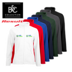 Fleecejacke, farbig bedruckt, Vorderseite, Farbauswahl