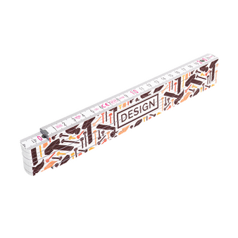 Diamant, Premium 2-m-Holz-Zollstock Classic, 4/0-farbig einseitig bedruckt