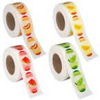 Bedruckte Individualisierbare Etiketten freie Groesse oval 4 Motive
