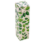 Faltschachtel aus Graskarton (4 cm x 15 cm x 4 cm) einseitig bedruckt 4/0-farbig