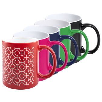 Tasse graviert mit Farbauswahl