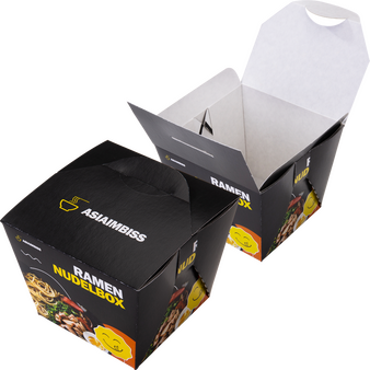 Foodbox (750 ml) einseitig bedruckt 4/0-farbig