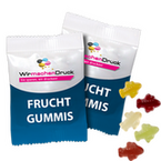 Fruchtgummi-Tütchen 10g (Form: Flugzeuge), 4/4 farbig beidseitig bedruckt