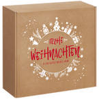 Geschenkbox, farbig bedruckt, Motiv