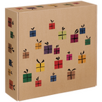 Geschenkbox, farbig bedruckt, Motiv