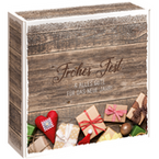 Geschenkbox, farbig bedruckt, Motiv