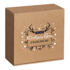 Geschenkbox, farbig bedruckt, Motiv
