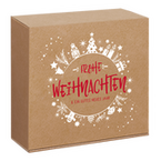 Geschenkbox, farbig bedruckt, Motiv
