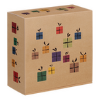 Geschenkbox, farbig bedruckt, Motiv