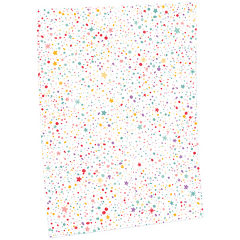 Geschenkpapier B2 (500 x 700 mm) mit Konfetti-Motiv