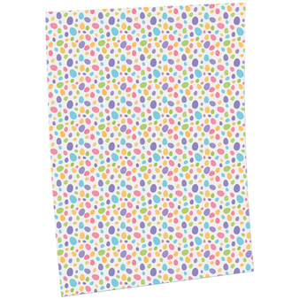 Geschenkpapier DIN A2 (420 x 594 mm) mit buntem Ostereier-Motiv