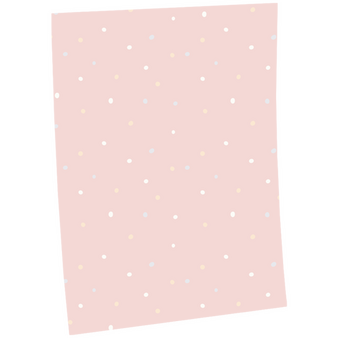 Geschenkpapier DIN A3 (297 x 420 mm) mit Pastell-Punkte-Motiv