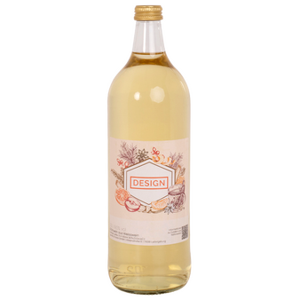 Glühwein Weiß, 1 l, 4/0-farbig einseitig bedruckt