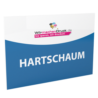 Hartschaumplatte DIN A3 quer (42,0 x 29,7cm), 4/4-farbig bedruckt