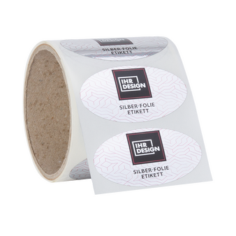Etiketten, bedruckt, Form