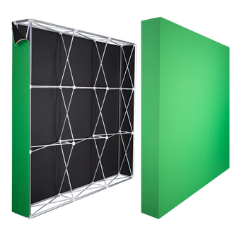 Greenscreen Wand mit Kedersystem 3 x 3, Modell ab 2025