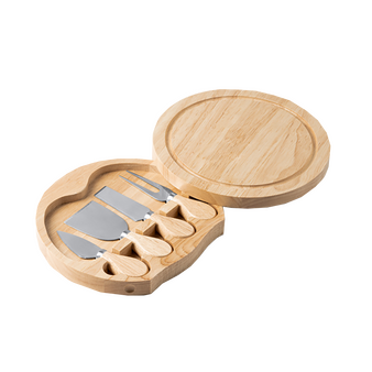 Käsemesser-Set 4-teilig mit Holzbox
