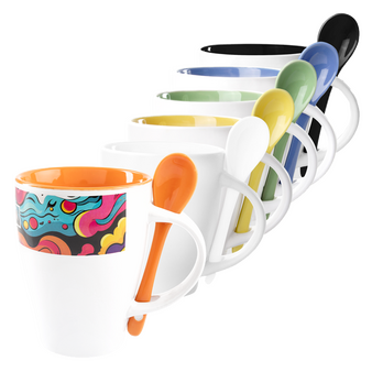 Tasse bedruckt mit Farbauswahl