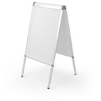 Kundenstopper PRIME DIN A1 (wetterfest), 31mm Rahmen, Sicherheitssecken, ohne Plakate