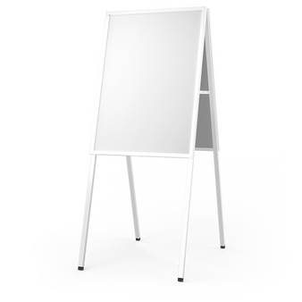 Kundenstopper STANDARD 70 x 100 cm, 25mm Rahmen, Rundecken, ohne Plakate