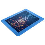 Kunstleder-Mousepad mit Unterseite aus Gummi (22 x 18 cm)