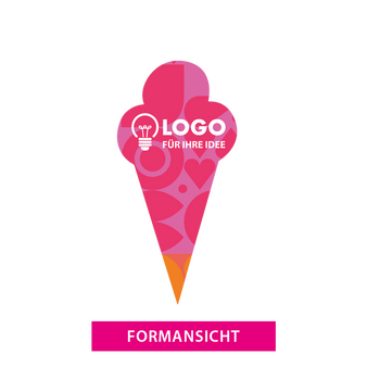Leichtschaumplatte STADUR mit ANTI-GRAFFITI-LACK GLÄNZEND in Eis-Form