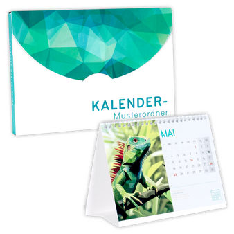 Neutrales Kalender-Musterset