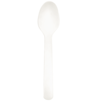 Papier-Kaffeelöffel 13 cm, unbedruckt