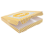 Pizzakarton (32 x 32 x 4 cm) einseitig bedruckt 4/0-farbig (CMYK)