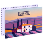 Postkarte, DIN A6 quer (14,8 x 10,5 cm)