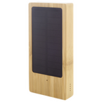 Powerbank Solar Bambus