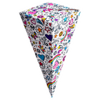 Schult&uuml;te (8,5 x 8,5 x 21,3 cm) einseitig bedruckt 4/0-farbig