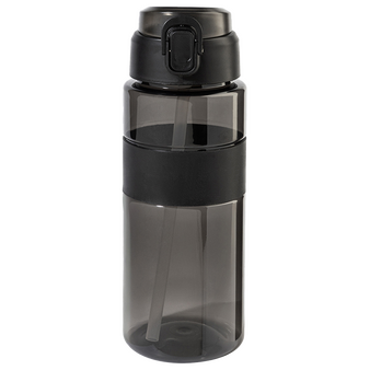 Sportflasche aus RPET mit Flip-Top-Deckel und Silikonring, 700 ml, ohne Werbeanbringung