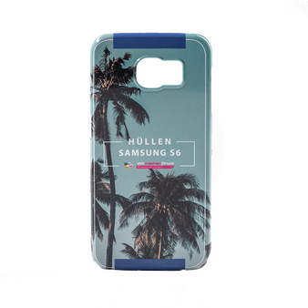Handyhülle für Samsung S6, 4/0-farbig einseitig bedruckt