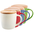 Tasse mit Bambusdeckel