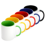 Tasse mit farbiger Innenseite