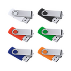 USB Stick 16 GB mit Metallbuegel, verschiedene Farben
