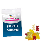 Vegane smart Gummibärchen 10g Tütchen, 4/0 farbig einseitig bedruckt