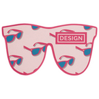 Visitenkarte Brille, 85 x 55 mm, 1-seitig, 4/0-farbig CMYK