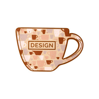 Visitenkarte Café, 85 x 55 mm, 1-seitig, 4/0-farbig CMYK