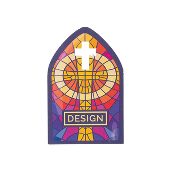 Visitenkarte Kirche, 55 x 85 mm, 1-seitig, 4/0-farbig CMYK