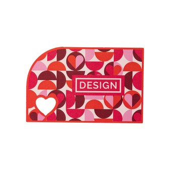 Visitenkarte Love, 85 x 55 mm, 1-seitig, 4/0-farbig CMYK