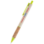 Weizenstroh-Kugelschreiber mit Korkgriff
