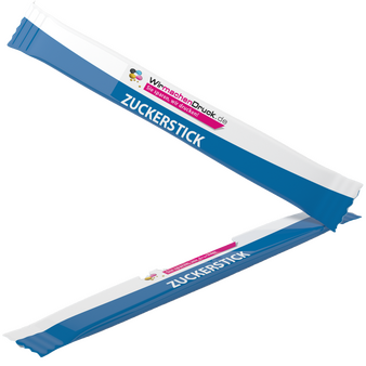 Zuckersticks, farbig bedruckt