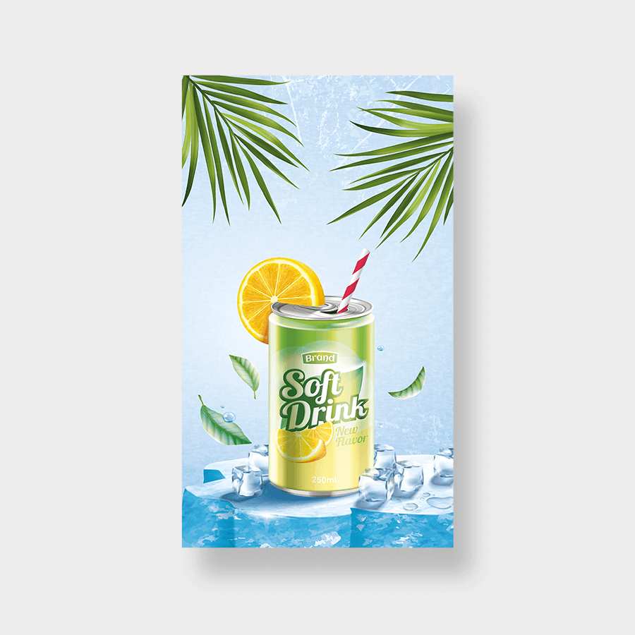 Werbeposter für Außenwerbung mit UV-beständiger Backlightfolie selbstklebend einseitig bedruckt