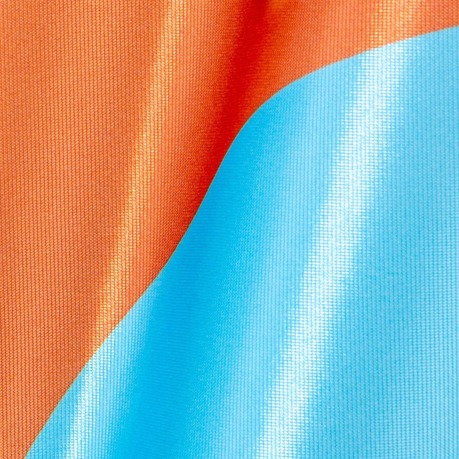 Beachflag und Snowflag konvex mit bedrucktem Mastkanal Detailansicht