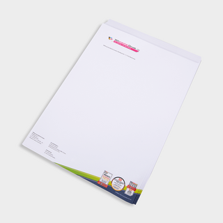 Individuell bedrucktes Briefpapier mit Sonderfarben