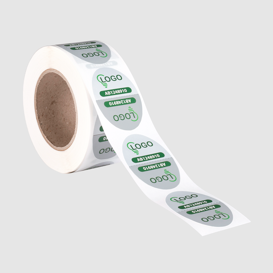 Runde Etiketten mit Perforation, permanent klebend und vollfarbig bedruckt